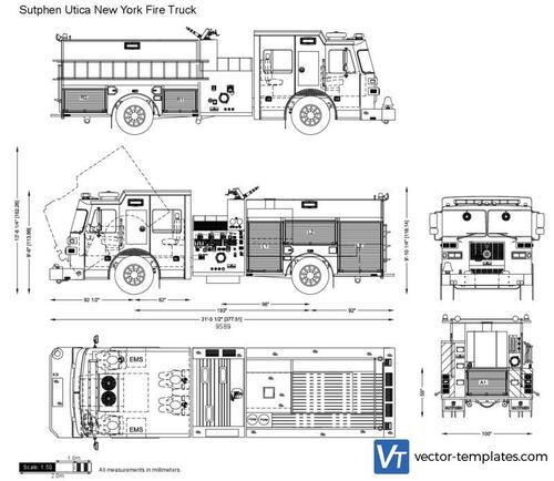 Sutphen Utica New York Fire Truck