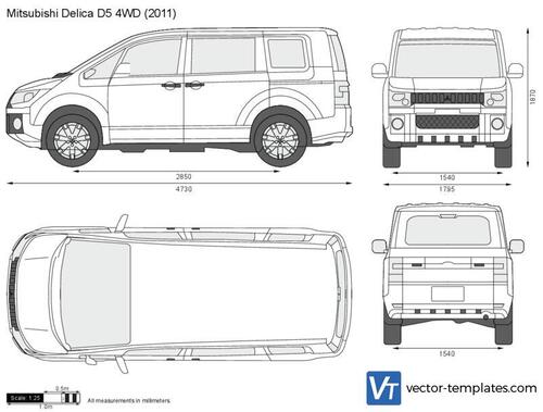 Mitsubishi Delica D5 4WD