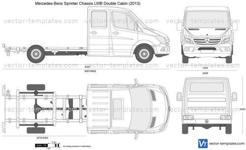 Mercedes-Benz Sprinter Chassis LWB Double Cabin