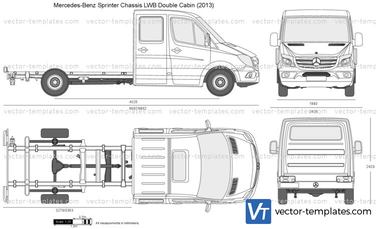 Mercedes-Benz Sprinter Chassis LWB Double Cabin