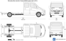 Mercedes-Benz Sprinter Chassis MWB Double Cabin
