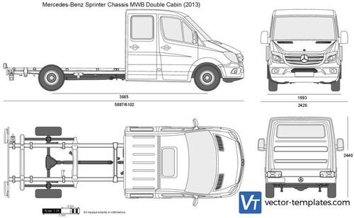 Mercedes-Benz Sprinter Chassis MWB Double Cabin