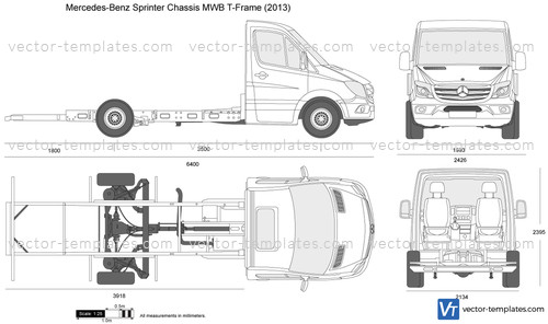 Mercedes-Benz Sprinter Chassis MWB T-Frame