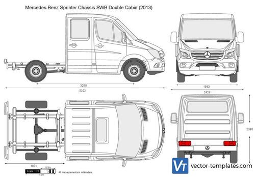 Mercedes-Benz Sprinter Chassis SWB Double Cabin