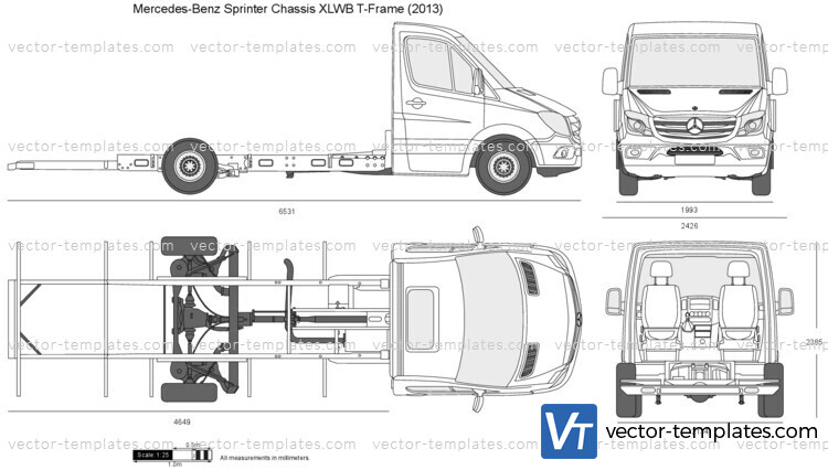 Mercedes-Benz Sprinter Chassis XLWB T-Frame