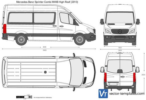 Mercedes-Benz Sprinter Combi MWB High Roof