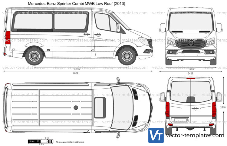 Mercedes-Benz Sprinter Combi MWB Low Roof