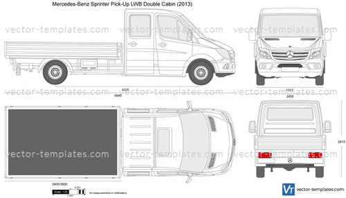 Mercedes-Benz Sprinter Pick-Up LWB Double Cabin