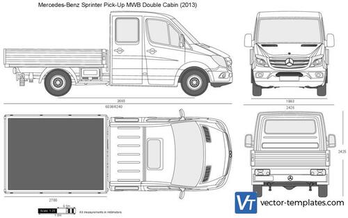 Mercedes-Benz Sprinter Pick-Up MWB Double Cabin