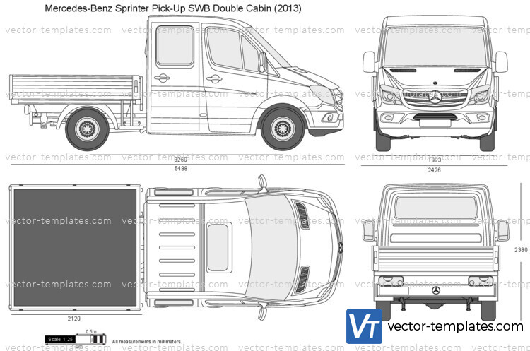 Mercedes-Benz Sprinter Pick-Up SWB Double Cabin