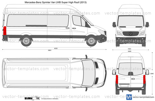 Mercedes-Benz Sprinter Van LWB Super High Roof