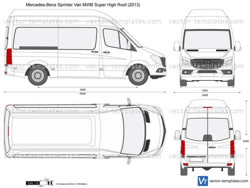 Mercedes-Benz Sprinter Van MWB Super High Roof