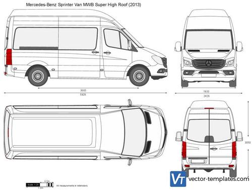 Mercedes-Benz Sprinter Van MWB Super High Roof