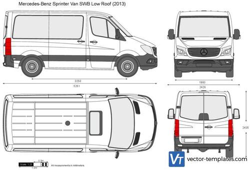 Mercedes-Benz Sprinter Van SWB Low Roof