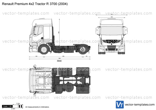 Renault Premium 4x2 Tractor R 3700