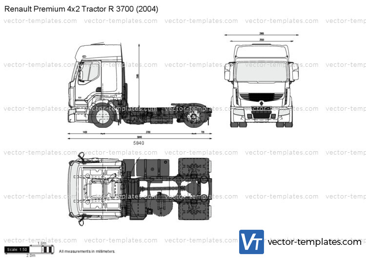 Renault Premium 4x2 Tractor R 3700