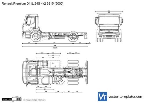 Renault Premium D11L 24S 4x2 3815