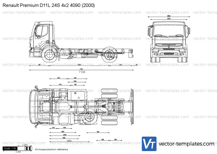 Renault Premium D11L 24S 4x2 4090