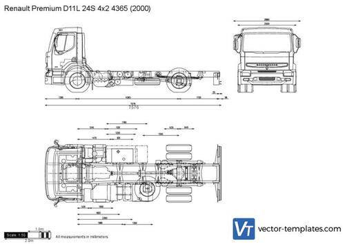 Renault Premium D11L 24S 4x2 4365