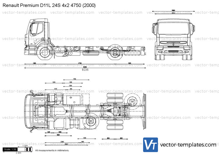 Renault Premium D11L 24S 4x2 4750