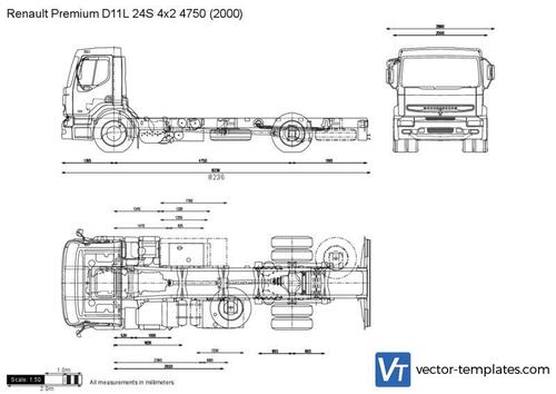 Renault Premium D11L 24S 4x2 4750