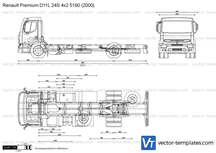 Renault Premium D11L 24S 4x2 5190