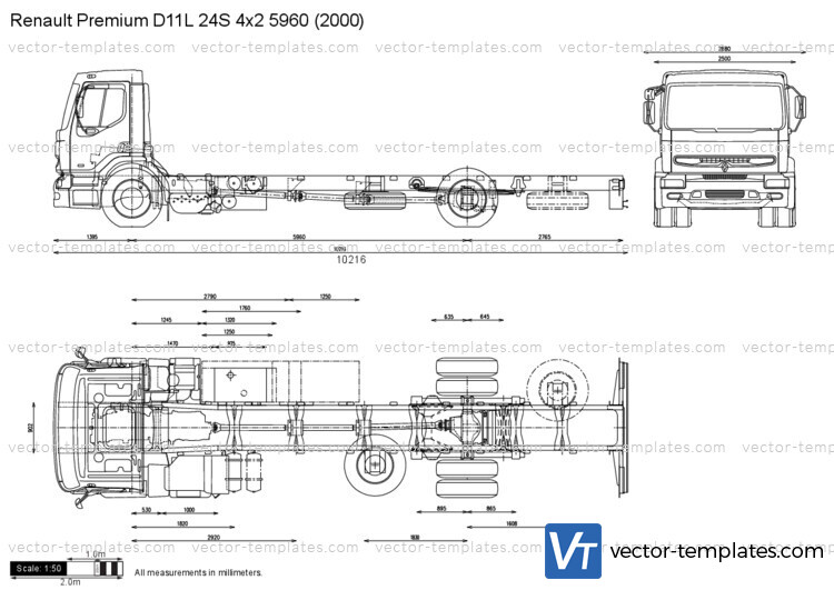 Renault Premium D11L 24S 4x2 5960