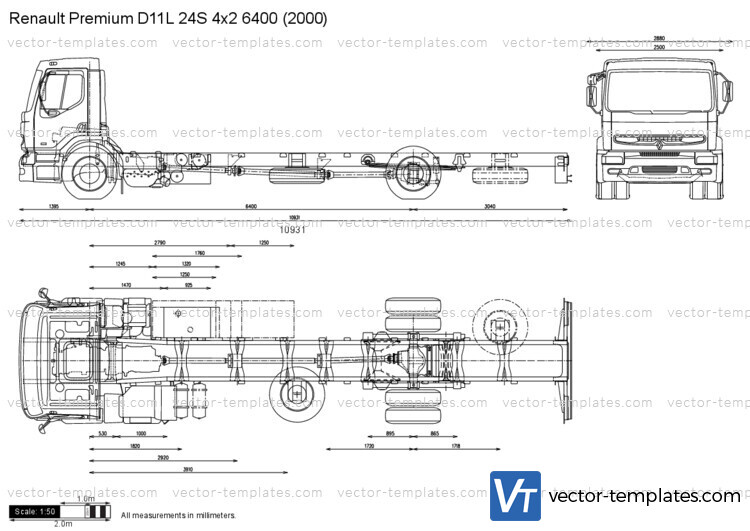 Renault Premium D11L 24S 4x2 6400