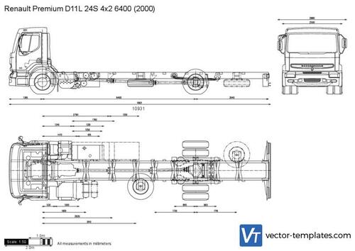 Renault Premium D11L 24S 4x2 6400