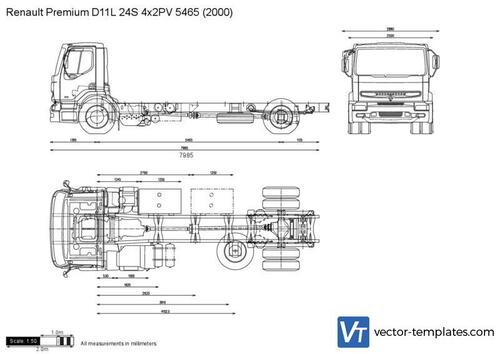 Renault Premium D11L 24S 4x2PV 5465