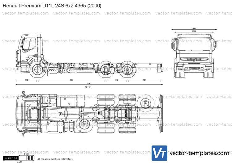 Renault Premium D11L 24S 6x2 4365