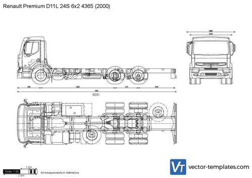 Renault Premium D11L 24S 6x2 4365