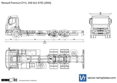 Renault Premium D11L 24S 6x2 4750