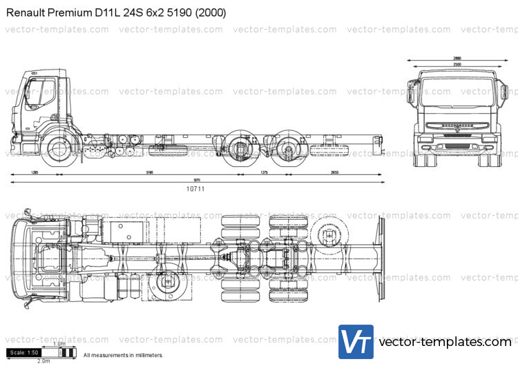 Renault Premium D11L 24S 6x2 5190