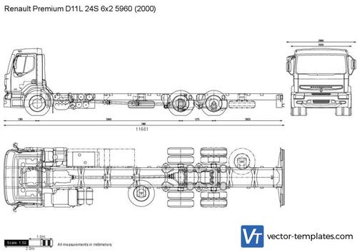 Renault Premium D11L 24S 6x2 5960