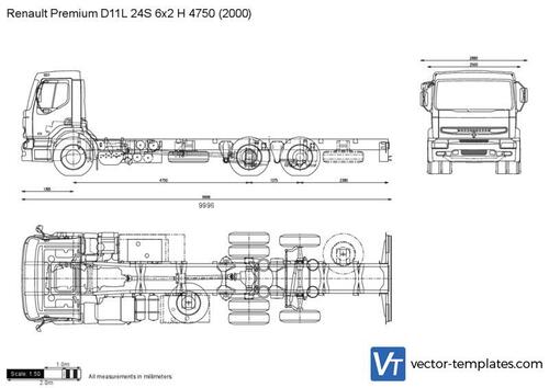 Renault Premium D11L 24S 6x2 H 4750