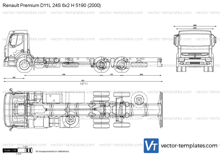 Renault Premium D11L 24S 6x2 H 5190