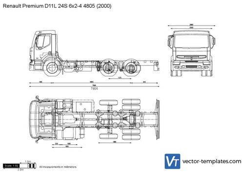 Renault Premium D11L 24S 6x2-4 4805