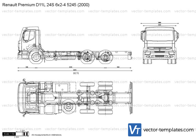 Renault Premium D11L 24S 6x2-4 5245