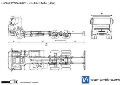 Renault Premium D11L 24S 6x2-4 5750