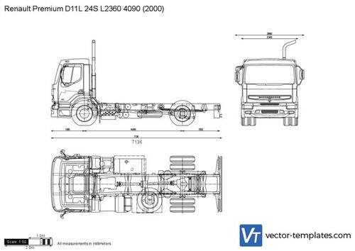 Renault Premium D11L 24S L2360 4090