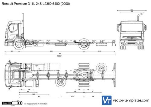 Renault Premium D11L 24S L2360 6400