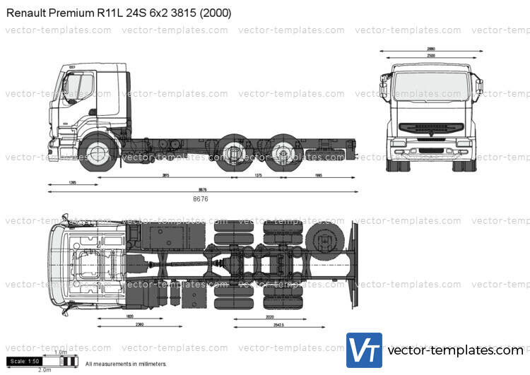 Renault Premium R11L 24S 6x2 3815