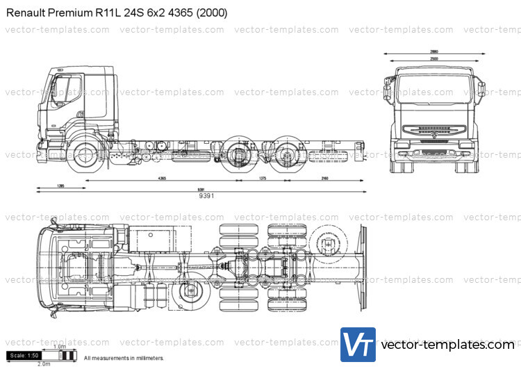 Renault Premium R11L 24S 6x2 4365