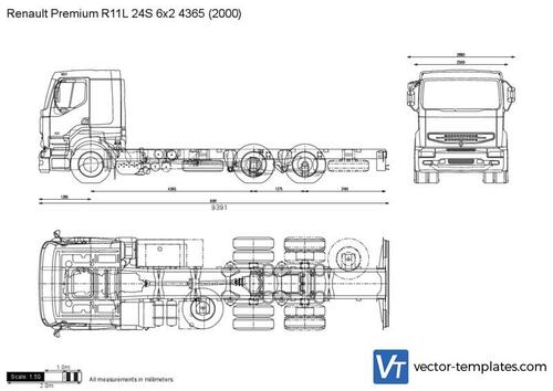 Renault Premium R11L 24S 6x2 4365