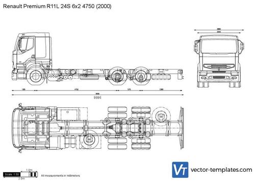 Renault Premium R11L 24S 6x2 4750