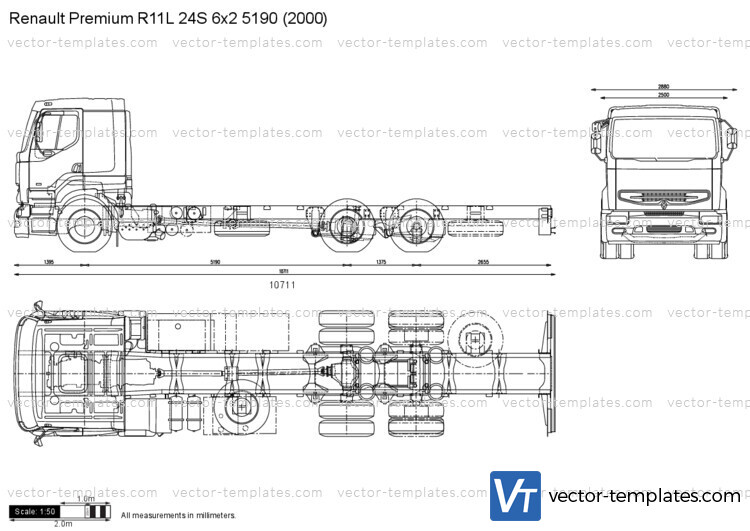 Renault Premium R11L 24S 6x2 5190