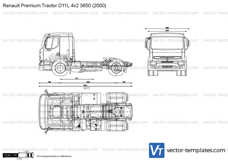 Renault Premium Tractor D11L 4x2 3650