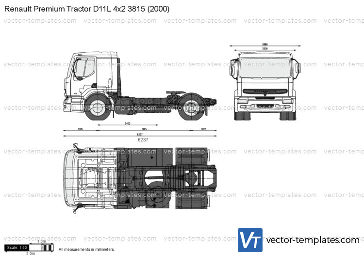 Renault Premium Tractor D11L 4x2 3815