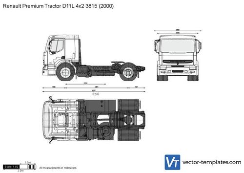 Renault Premium Tractor D11L 4x2 3815